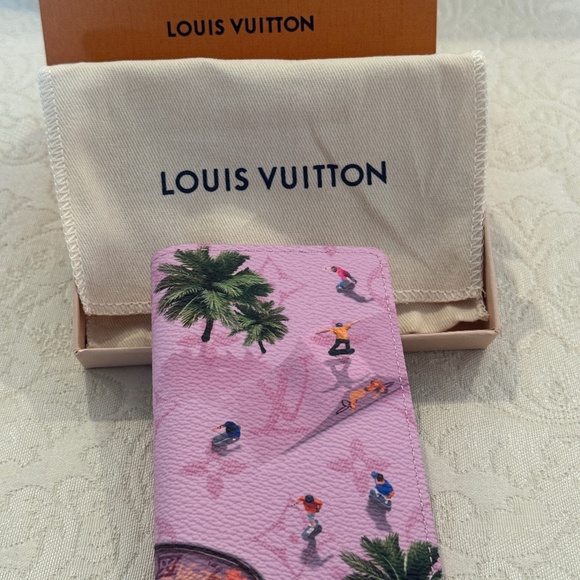 Louis Vuitton  Monogram Pink SkateboardPocket Organizer - New In Hand - Picture 1 of 4